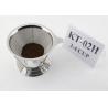 Buy cheap Gold Cup Maker Stainless Steel Coffee Filter Cone 4 Cup For Carafes With Stand Holder from wholesalers