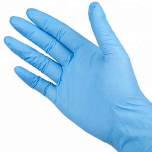 Buy cheap GB2626 14.6cm*11.5cm Blue Disposable Medical Nitrile Gloves from wholesalers