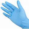 Buy cheap GB2626 14.6cm*11.5cm Blue Disposable Medical Nitrile Gloves from wholesalers