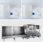 Barrel Bottle Packaging Line Automatic Paint Filling Machine Fast Filling Speed