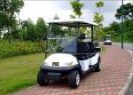 Champagne Color 4 Seater Golf Cart Electric Vehicles With 3.7kw KDS Motor