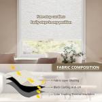 High Quality 100% Polyester Linen And Polyester Blackout Roller Blinds Fabric