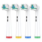 Dupont Nylon Bristle Sonic Electric Toothbrush Heads Replaceable With Pack 4Pcs