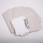 Custom White Corrugated Mailer Boxes Thank You Cards For Christmas Gifts