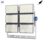 1200W IP66 LED Stadium Flood Light IK10 Beam Angle 15° /45° Die-Casting Aluminum