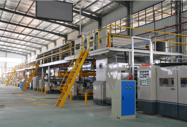 Buy cheap 1600mm 5 Layers Corrugated Cardboard Production Line 2000kg from wholesalers