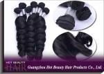 Grade 5A Virgin Peruvian Hair Extensions , Natural Wave Human Hair