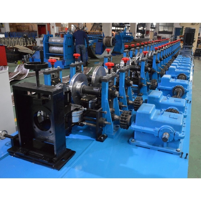Gcr15 Upright Rack Roll Forming Machine Hydraulic For Storage Shelf 2