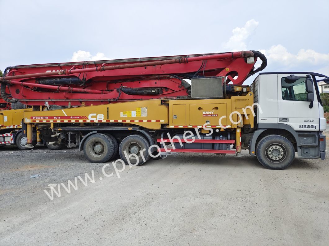 2018 Used Concrete Pump on Mercedes Benz 49m Pump
