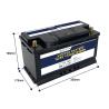 Buy cheap Rechargeable Lifepo4 12v 175ah Battery Deep Cycle For Golf Carts Refuge Boat Scooter from wholesalers