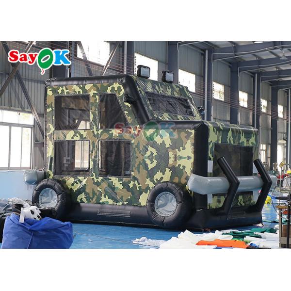 Funny Cars Wonderful Inflatable Bounce Castle With Ball Pit Pool Fire Retardant