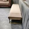 Buy cheap Leather Italian Upholstered Ottoman Bench 50cm Foot Stool Ottoman from wholesalers