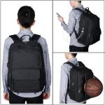 Custom Travel Waterproof Usb Rucksack Outdoor Sports Football Basketball