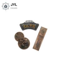 Buy cheap Zinc Alloy Adhesive Embossed Metal Nameplates Sticker Label Multipurpose product