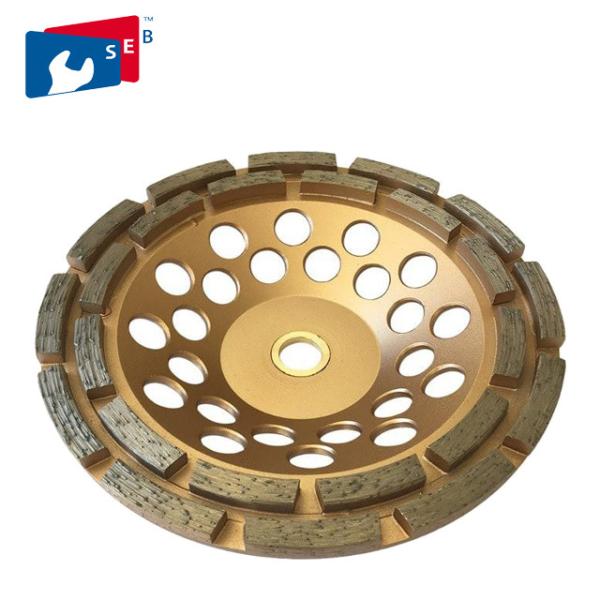 Buy cheap 125 Mm Diamond Cup Wheel , Concrete Grinding Wheel For Angle Grinder from wholesalers