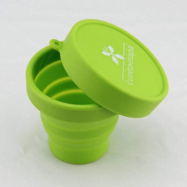 Buy cheap Food grade standard outdoor silicone foldable cup from wholesalers