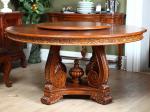 Solid Wood Luxury Wood Dining Room Sets Customized European Dining Room
