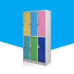 Swimming Pool Lateral Steel 6 Door D450mm Metal Locker Cupboard