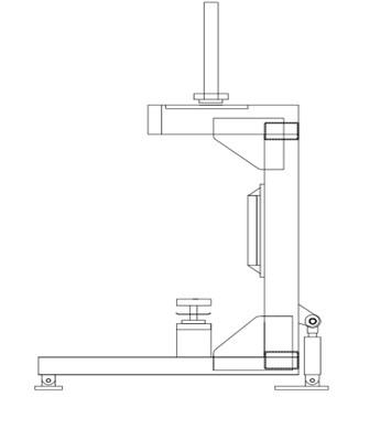 Industrial Machinery Epoxy Resin Machine With 250X1650mm Min Max Clamp Plate