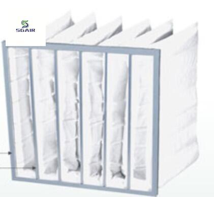 Buy cheap Good Ventilation Non - Woven Fabrics Medium Pocket Filter High Filter Efficiency from wholesalers