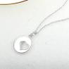 Buy cheap YASVITTI Romantic 925 Sterling Silver Necklace Rhodium Plated Coin Hollow Love Heart Pendant Necklace for Valentine's Da from wholesalers