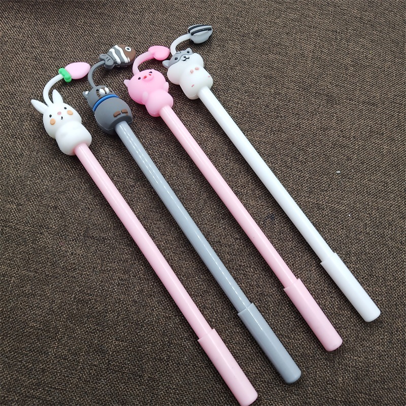2.5g Gel Pen for Students Cute Pet Paradise Theme Water Pen Tentacles Cartoon Animal