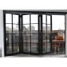 Buy cheap Folding Commercial Aluminium Doors Frost Glass Aluminum Accordion Door from wholesalers