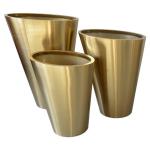 High grade custom metal outdoor angled wall flower pot planters