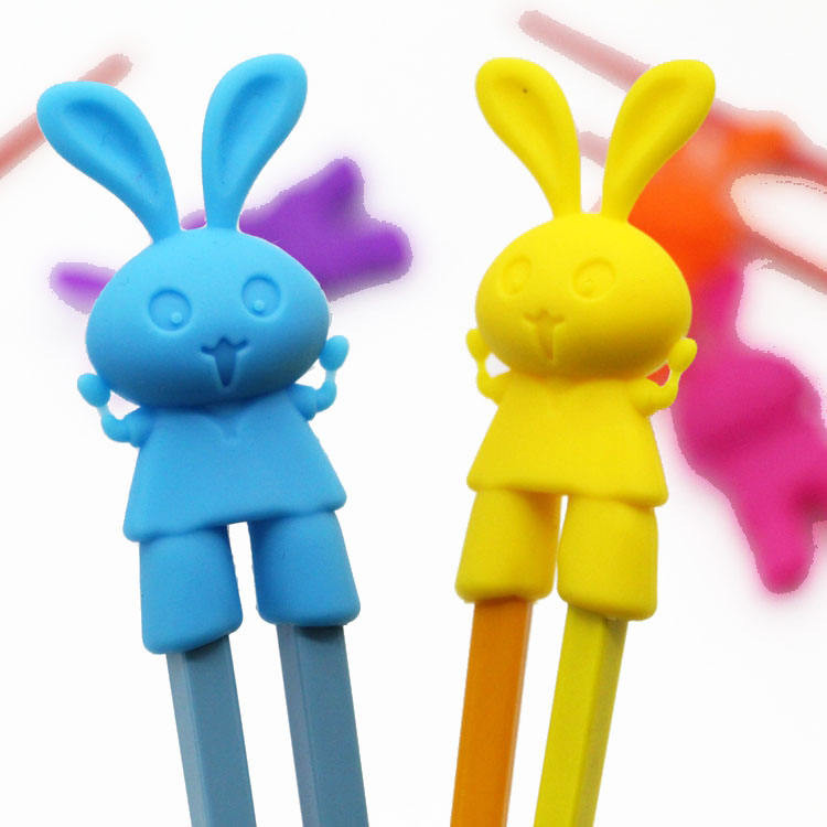 Silicone Pig Shaped Tableware Helper Chopsticks Holders Chopsticks Head For Kids