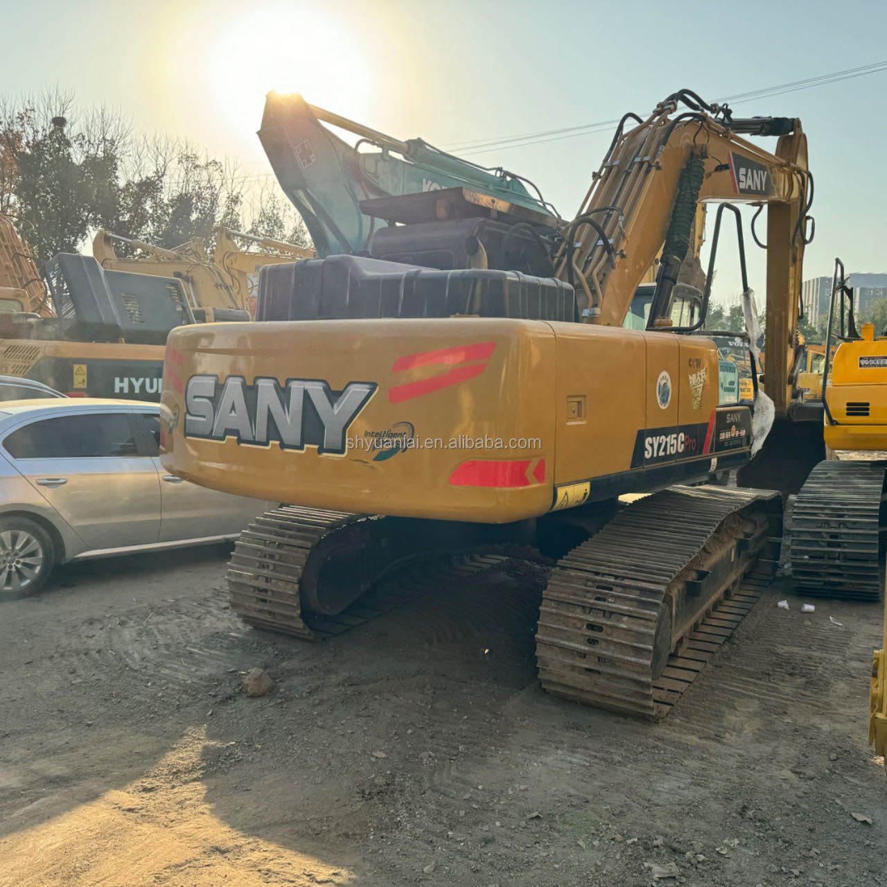 0-2000 Working Hours SANY 21ton Excavator Made of Mild Steel Used Komatsu SY215C-pro