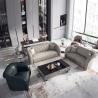 Buy cheap Curved Armrests Multi Functional Modern Italian Leather Sofa Set 108*94cm from wholesalers