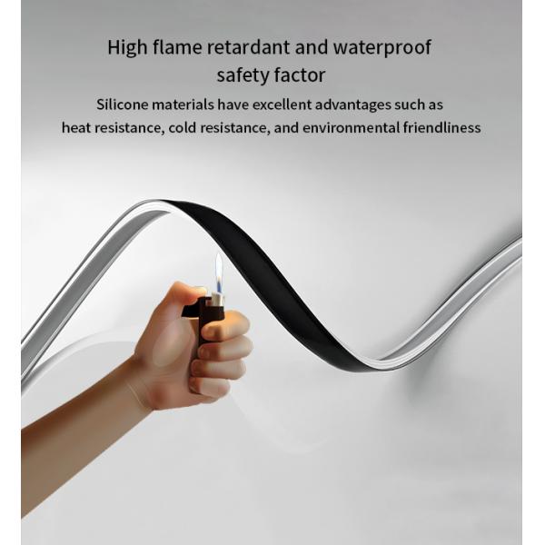 20*10mm Silicone LED Strip Cover Flexible With Neon Border