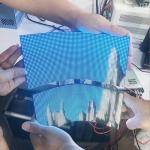 100000 Hours Life Span Flexible Led Curtain Screen For Superior Grayscale