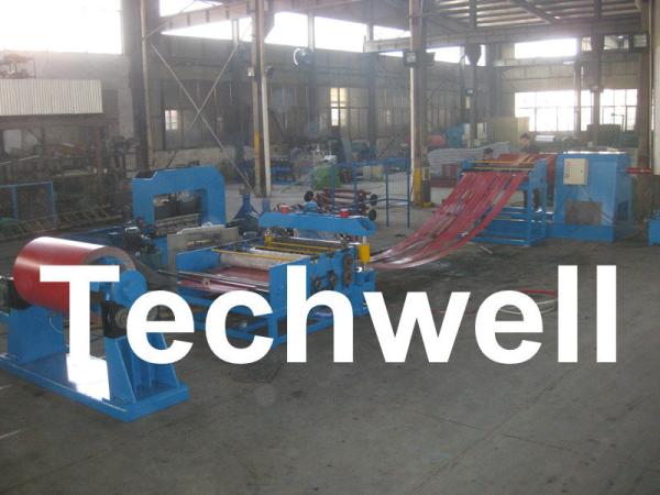 Buy cheap 0.2 - 2.0 * 1300mm Simple Steel Coil Slitting Cutting Machine With 0 - 30m/min Speed from wholesalers