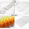 Buy cheap 0.8mm-3mm PC Corrugated Sheet , Clear Building Roofing Polycarbonate Sheet from wholesalers
