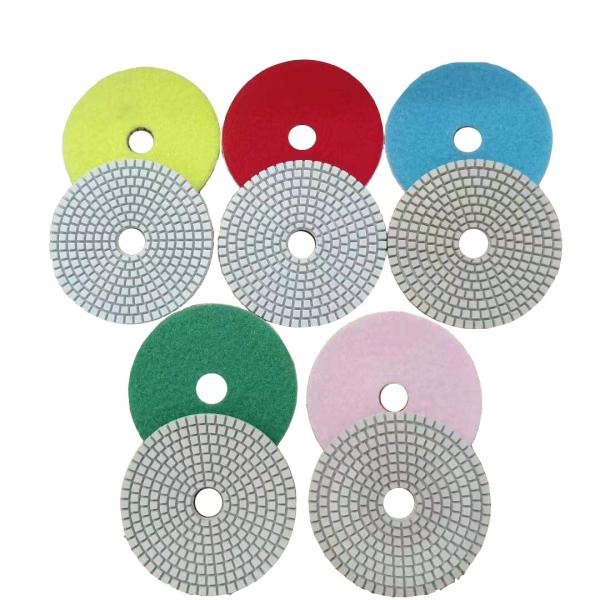 Buy cheap Diameter 4" 5" Flexible Diamond Polishing Pads For Angle Grinder from wholesalers