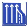 Buy cheap Road Information Guide Signs Blue and White Color Sign Thick Aluminum Traffic Sign Board Cost from wholesalers