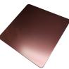 Buy cheap 1250mm Decorative Stainless Steel Sheet Bead Blasted Finished Rose Gold Grade 201 304 316 from wholesalers