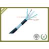 Buy cheap 8 Conductors Network Fiber Cable , Cat6 SFTP Cable With 0.58mm Diameter Pass Fluke Test from wholesalers