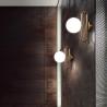 Buy cheap Nordic Bedside Wall Lamp modern golden Indoor bedroom Corridor stairs loft Glass Ball Wall Lamp(WH-OR-238) from wholesalers