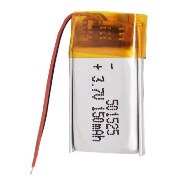Buy cheap High Discharge Rate Battery 30C KC Approved Rechargeable Lithium Polymer Battery 3.7V 150mAh 501525 LiPo Batteries from wholesalers