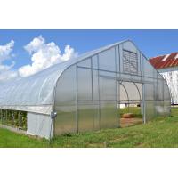 Buy cheap Single Tunnel PE Film Greenhouse Economic Type Vegetable Green House product