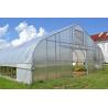 Buy cheap Galvanized Steel Frame PE Film Greenhouse 3.2m High Tunnel Greenhouse from wholesalers