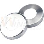 C304 C316 Stainless Steel Inox Balustrade Base Cover For 12.7mm 19mm 1'' 31.8mm