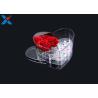 Buy cheap Waterproof Acrylic Heart Box , 9 18 36 Holes Clear Acrylic Favor Boxes from wholesalers