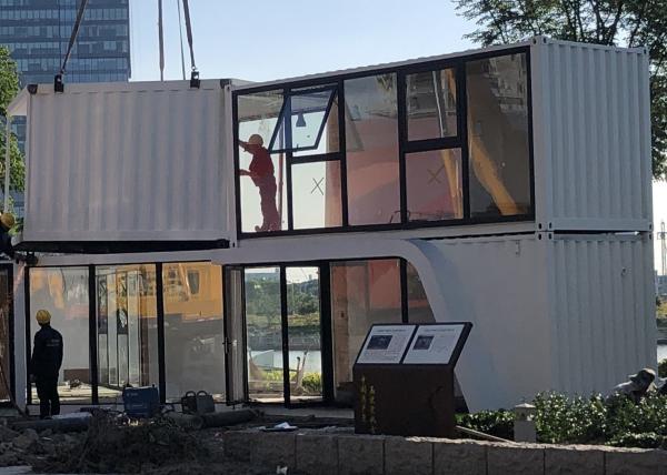 Buy cheap Tempered Glass Window 20ft Prefabricated Container Fast Construction from wholesalers