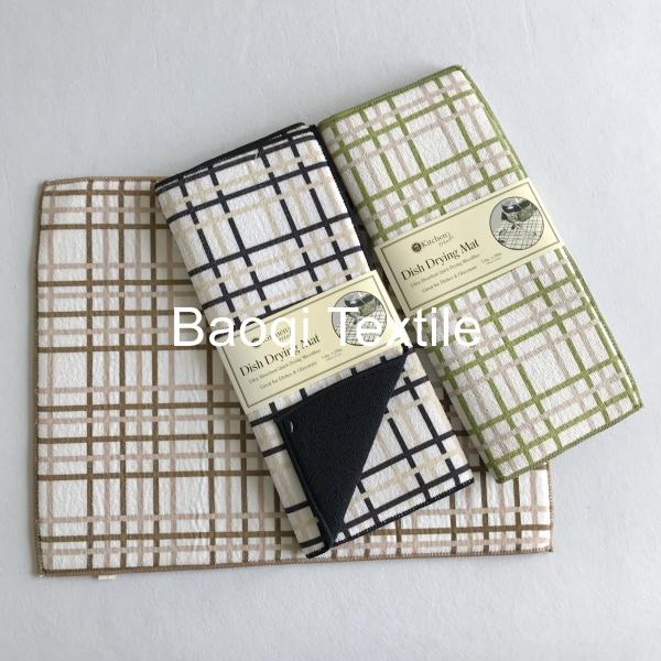 Buy cheap 100% polyester super absorbent water microfiber printed kitchen mat ,washable pad from wholesalers