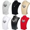 Buy cheap 24*14.5cm Necklace Display Bust , Linen Ice Velvet Jewelry Necklace Holder from wholesalers