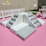White Pink Soft Play Package Set Playground Baby Indoor Outdoor Soft Play