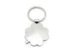 Four Leaf Clover Cute Metal Keychain Metal Bamboo Eco Friendly Keyring